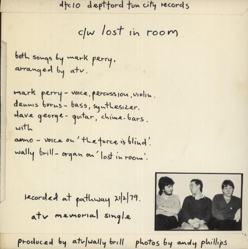 Alternative TV The Force Is Blind 7" vinyl single (7 inch record / 45) UK AEV07TH106255