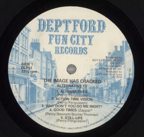 Alternative TV The Image Has Cracked - EX vinyl LP album (LP record) UK AEVLPTH859894