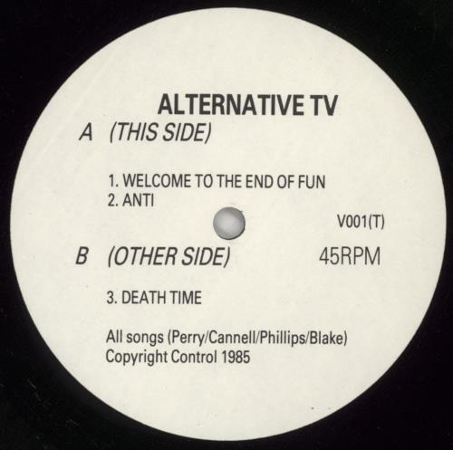 Alternative TV Welcome To The End Of Fun 12" vinyl single (12 inch record / Maxi-single) UK AEV12WE866079
