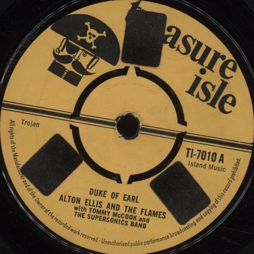 Alton Ellis Duke Of Earl 7" vinyl single (7 inch record / 45) UK 3AE07DU704214