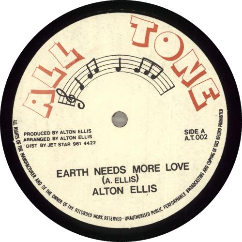 Alton Ellis Earth Needs More Love 12" vinyl single (12 inch record / Maxi-single) UK 3AE12EA713561