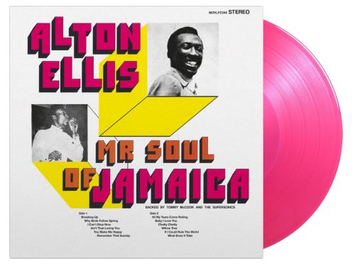Alton Ellis Mr Soul Of Jamaica - Magenta Pink Vinyl 180 Gram vinyl LP album (LP record) UK 3AELPMR826203