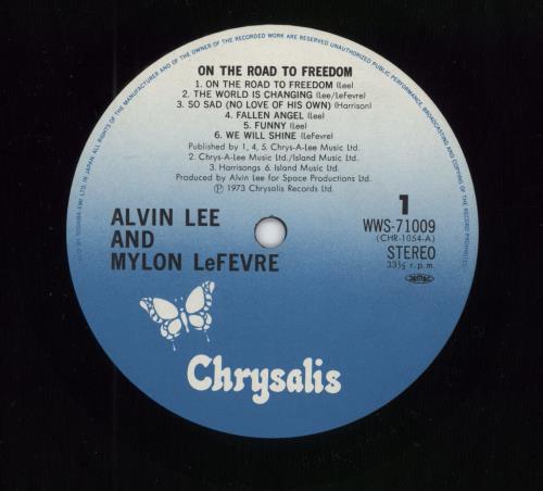 Alvin Lee The Road To Freedom vinyl LP album (LP record) Japanese LEELPTH790520
