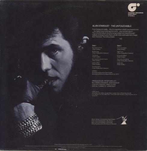 Alvin Stardust The Untouchable vinyl LP album (LP record) UK AVSLPTH510467