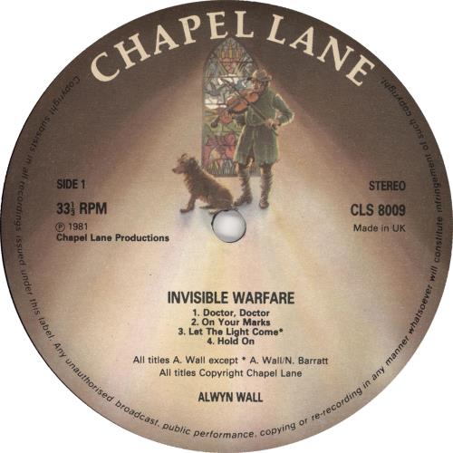 Alwyn Wall Invisible Warfare - 1st vinyl LP album (LP record) UK Z40LPIN724298