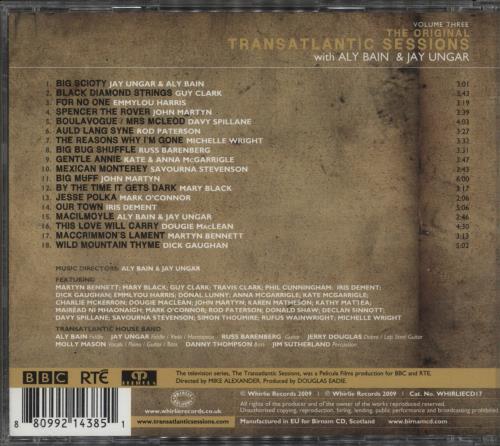 Aly Bain The Original Transatlantic Sessions Volume Three CD album (CDLP) UK A45CDTH863031