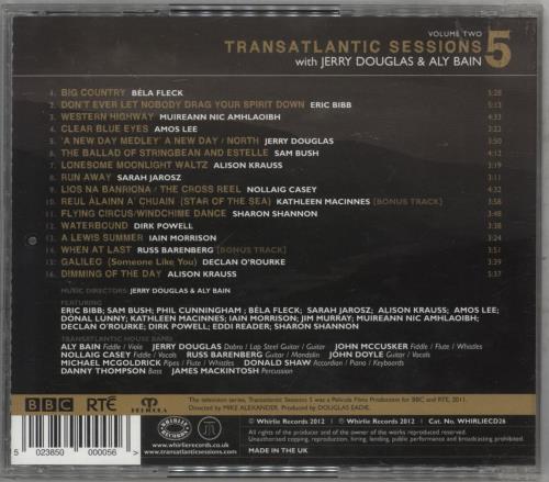 Aly Bain Transatlantic Sessions 5 - Volume Two CD album (CDLP) UK A45CDTR878403