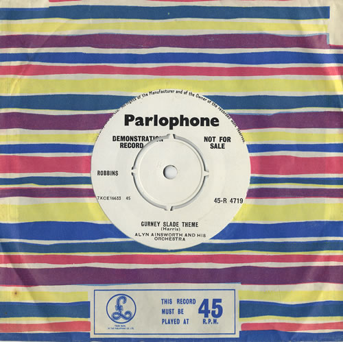 Alyn Ainsworth Gurney Slade Theme 7" vinyl single (7 inch record / 45) UK AYQ07GU467665
