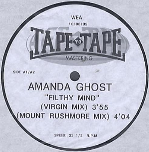 Amanda Ghost Filthy Mind - 12" Acetate 12" vinyl single (12 inch record / Maxi-single) UK AGH12FI357761