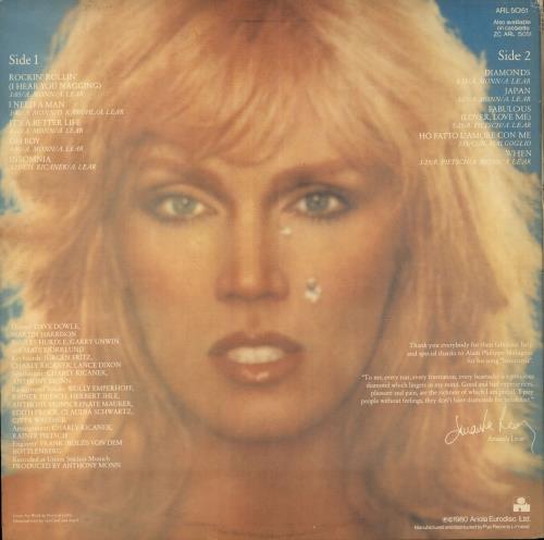 Amanda Lear Diamonds For Breakfast vinyl LP album (LP record) UK AMDLPDI699521