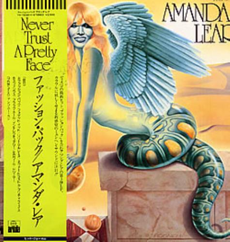 Amanda Lear Never Trust A Pretty Face vinyl LP album (LP record) Japanese AMDLPNE162892