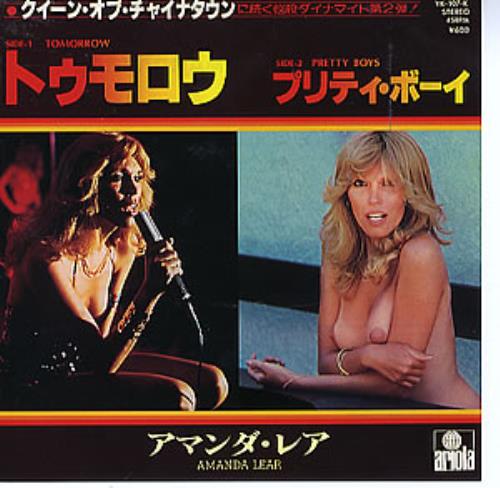 Amanda Lear Tomorrow 7" vinyl single (7 inch record / 45) Japanese AMD07TO167174