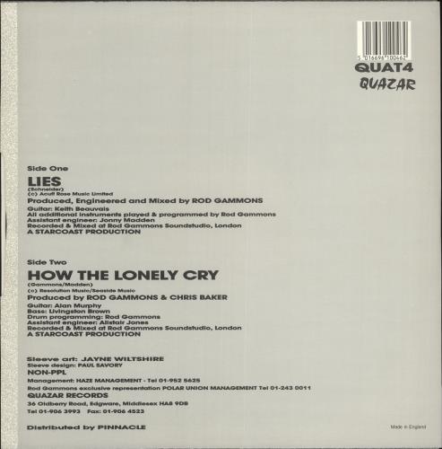 Amanda Scott Lies 12" vinyl single (12 inch record / Maxi-single) UK Z7W12LI725416