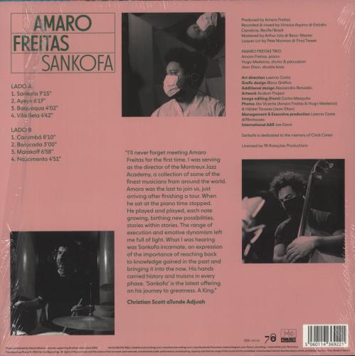 Amaro Freitas Sankofa - Shrink vinyl LP album (LP record) UK 9MYLPSA869418