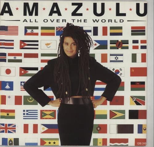 Amazulu All Over The World 12" vinyl single (12 inch record / Maxi-single) UK AZU12AL660002