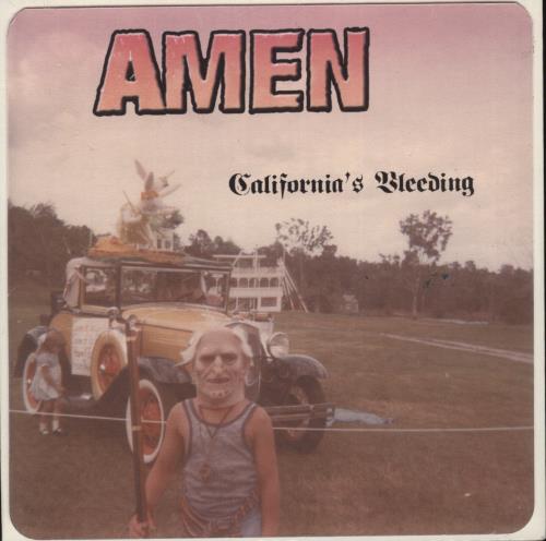 Amen California's Bleeding - Pink Vinyl 7" vinyl single (7 inch record / 45) UK A-E07CA888322