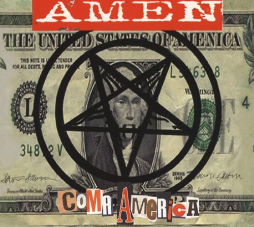 Amen Coma America CD single (CD5 / 5") US A-EC5CO381046