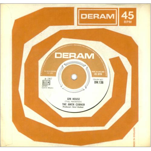 Amen Corner Gin House 1st UK 7" vinyl single (7 inch record / 45