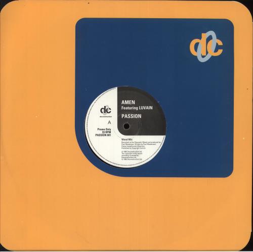 Amen Passion 12" vinyl single (12 inch record / Maxi-single) UK A-E12PA746157
