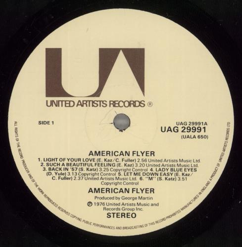 American Flyer American Flyer vinyl LP album (LP record) UK AMFLPAM333307