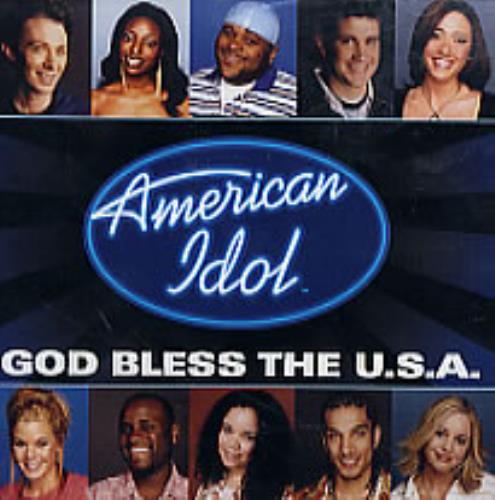 American Idol Finalists God Bless The U.S.A. CD single (CD5 / 5") US AFDC5GO250222