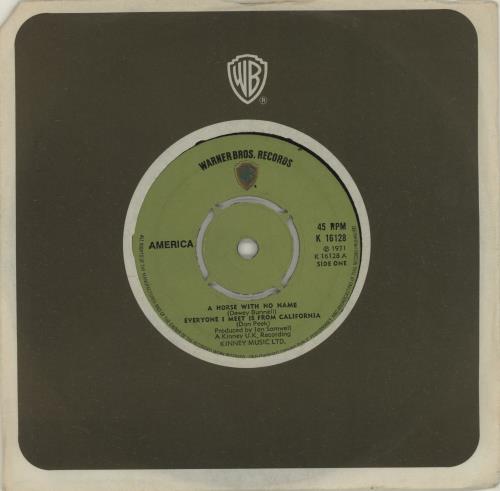 America A Horse With No Name - 1st - 4pr 7" vinyl single (7 inch record / 45) UK AMR07AH569054