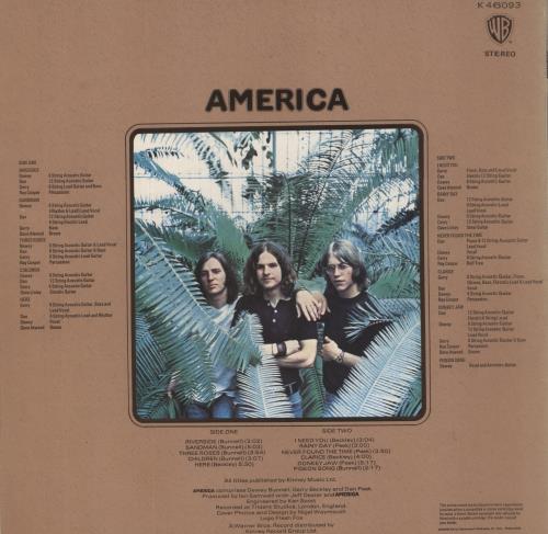 America America - 1st - Green Label vinyl LP album (LP record) UK AMRLPAM284519