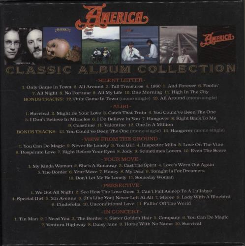 America Classic Album Collection - The Capitol Years CD Album Box Set UK AMRDXCL872664