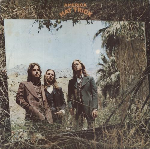 America Hat Trick vinyl LP album (LP record) Italian AMRLPHA835290