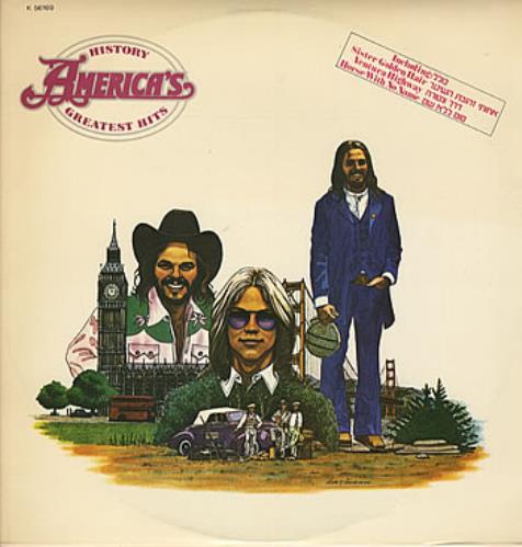 America History / America's Greatest Hits vinyl LP album (LP record) Israeli AMRLPHI306827