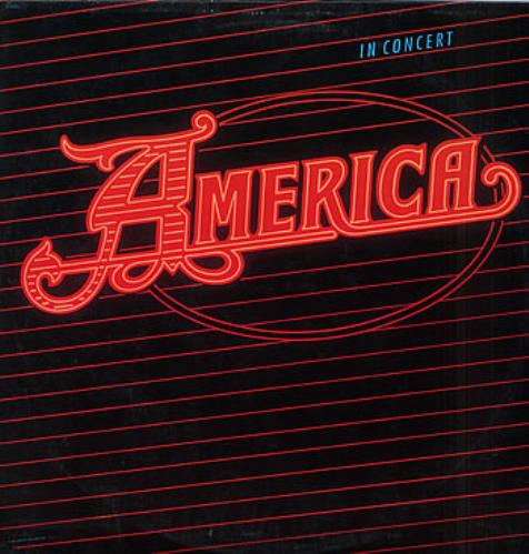 America In Concert vinyl LP album (LP record) US AMRLPIN284525
