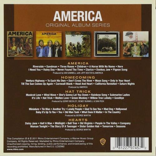 America Original Album Series CD Album Box Set UK AMRDXOR690917