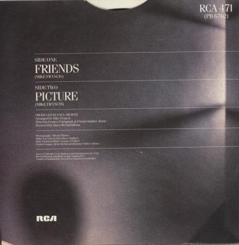 Amii Stewart Friends 7" vinyl single (7 inch record / 45) UK AMI07FR301192