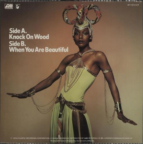 Amii Stewart Knock On Wood - clear vinyl 12" vinyl single (12 inch record / Maxi-single) UK AMI12KN160860