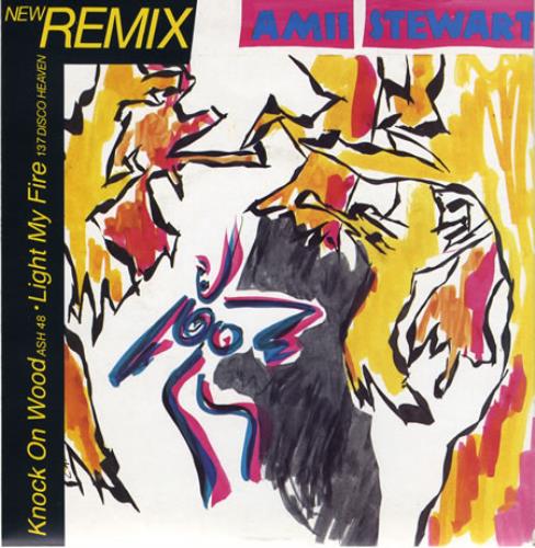 Amii Stewart Knock On Wood 7" vinyl single (7 inch record / 45) UK AMI07KN358090