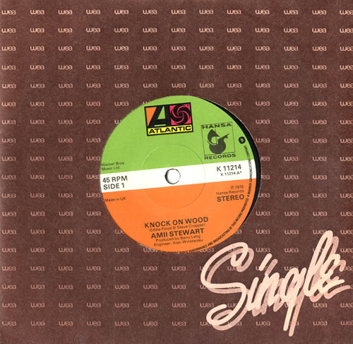 Amii Stewart Knock On Wood 7" vinyl single (7 inch record / 45) UK AMI07KN560347