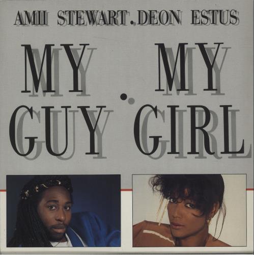 Amii Stewart My Guy My Girl 7" vinyl single (7 inch record / 45) UK AMI07MY671854