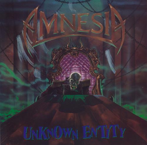 Amnesia Unknown Entity vinyl LP album (LP record) UK 65PLPUN830552
