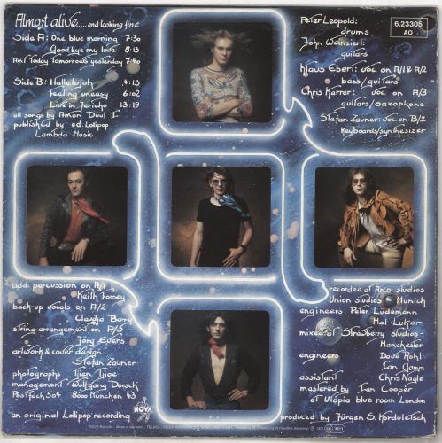 Amon D��l Almost Alive vinyl LP album (LP record) German AMOLPAL728366