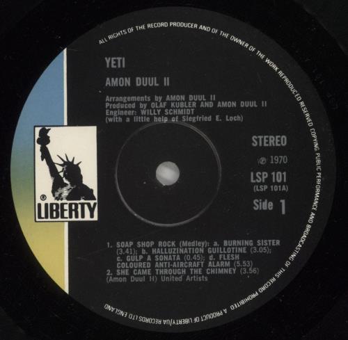 Amon D��l Yeti - EX 2-LP vinyl record set (Double LP Album) UK AMO2LYE742842