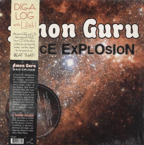 Amon Guru Space Explosion + CD - 180G - Shrink vinyl LP album (LP record) UK 686LPSP835154