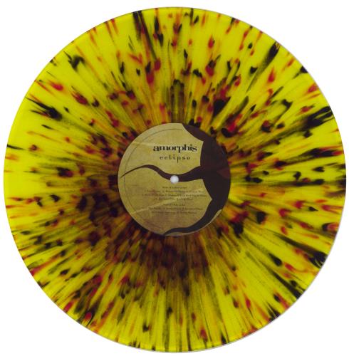 Amorphis Eclipse - Yellow/Black/Red Splatter Vinyl vinyl LP album (LP record) UK AGVLPEC818676