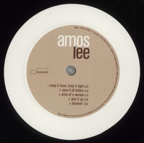 Amos Lee Amos Lee - 200gm Vinyl vinyl LP album (LP record) US LE1LPAM882215