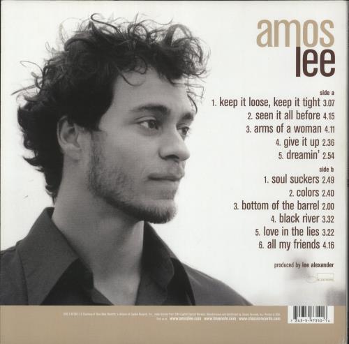 Amos Lee Amos Lee - 200gm Vinyl vinyl LP album (LP record) US LE1LPAM882215
