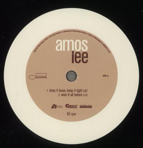 Amos Lee Amos Lee 2-LP vinyl record set (Double LP Album) US LE12LAM881632