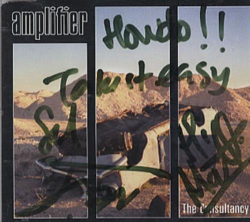 Amplifier The Consultancy - Autographed! CD single (CD5 / 5") UK AC1C5TH308610