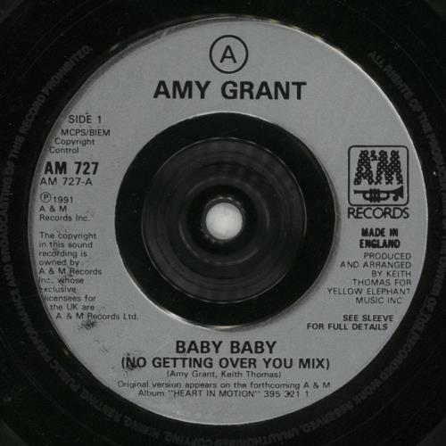 Amy Grant Baby Baby 7" vinyl single (7 inch record / 45) UK GRA07BA87891