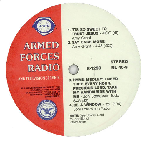 Amy Grant 'Tis So Sweet To Trust In Jesus vinyl LP album (LP record) US GRALPTI490491