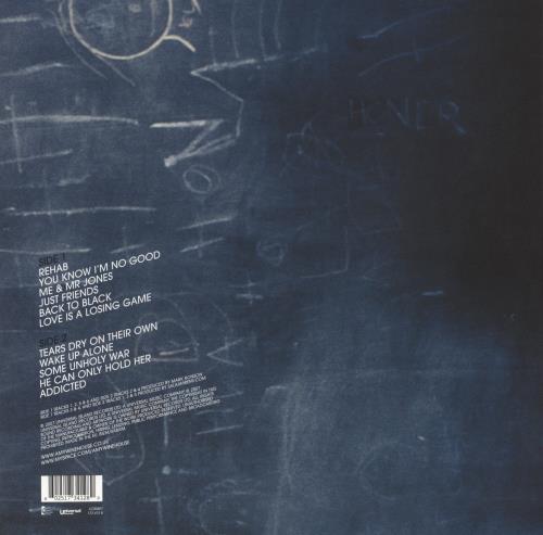 Amy Winehouse Back To Black - 180gm vinyl LP album (LP record) UK AWELPBA779896