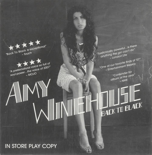 Amy Winehouse Back To Black CD album (CDLP) US AWECDBA477519